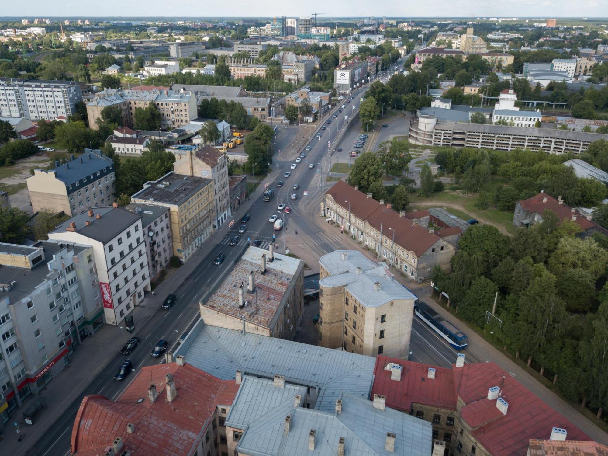 Aparthotel Riga Buitenkant foto Aerial view of Jonava